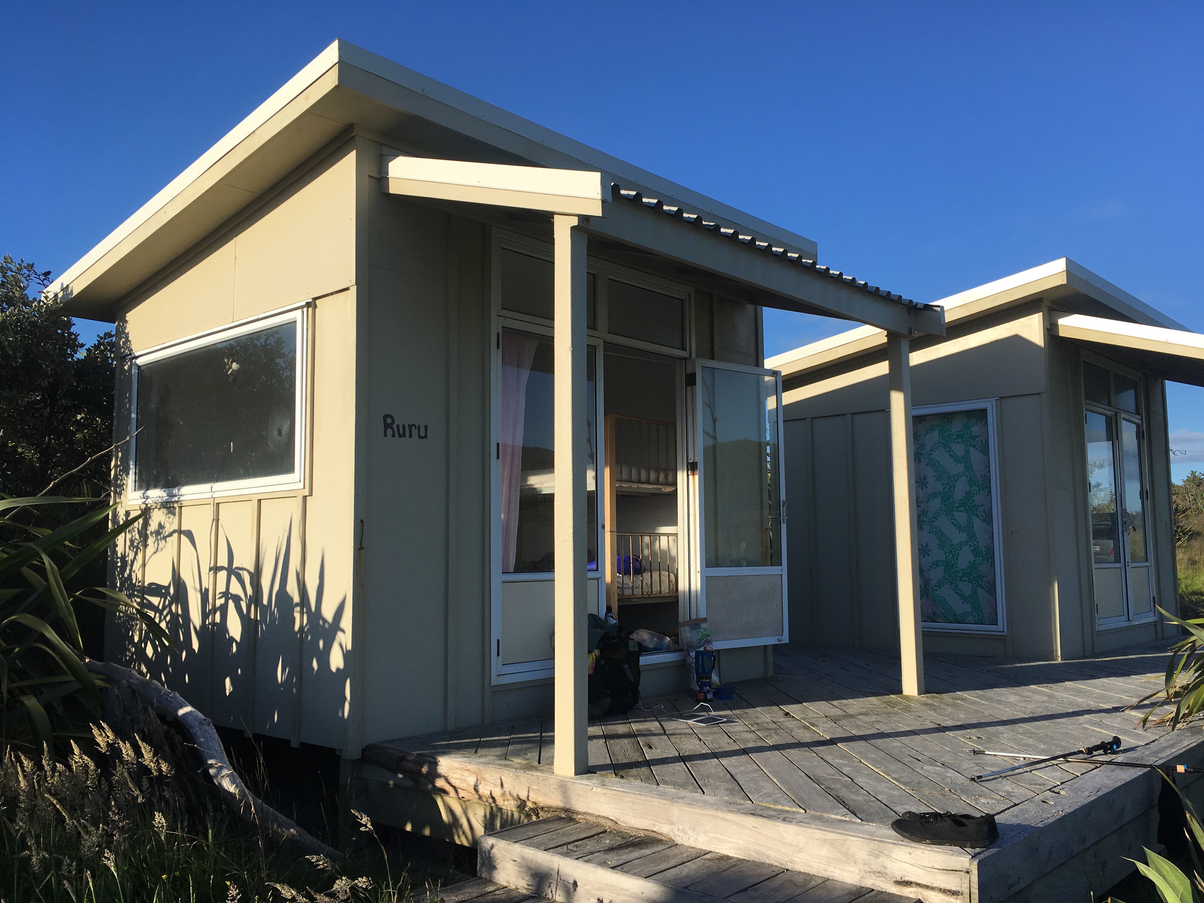 My cabin at the Utea campground on night 3